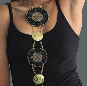 Maasai Bead Tribe Ruler Necklace set